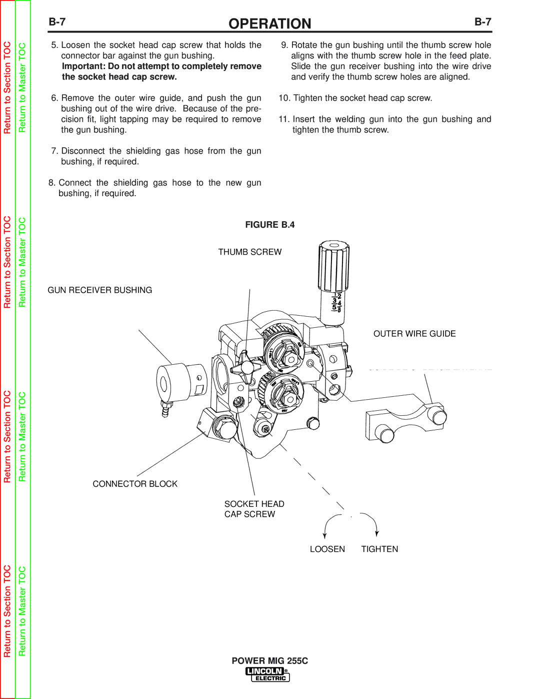 Lincoln Electric SVM170-A service manual Figure B.4 