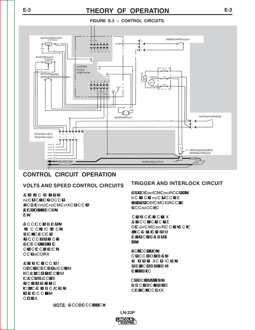 Lincoln Electric SVM176-A service manual Figure E.3 Control Circuits 