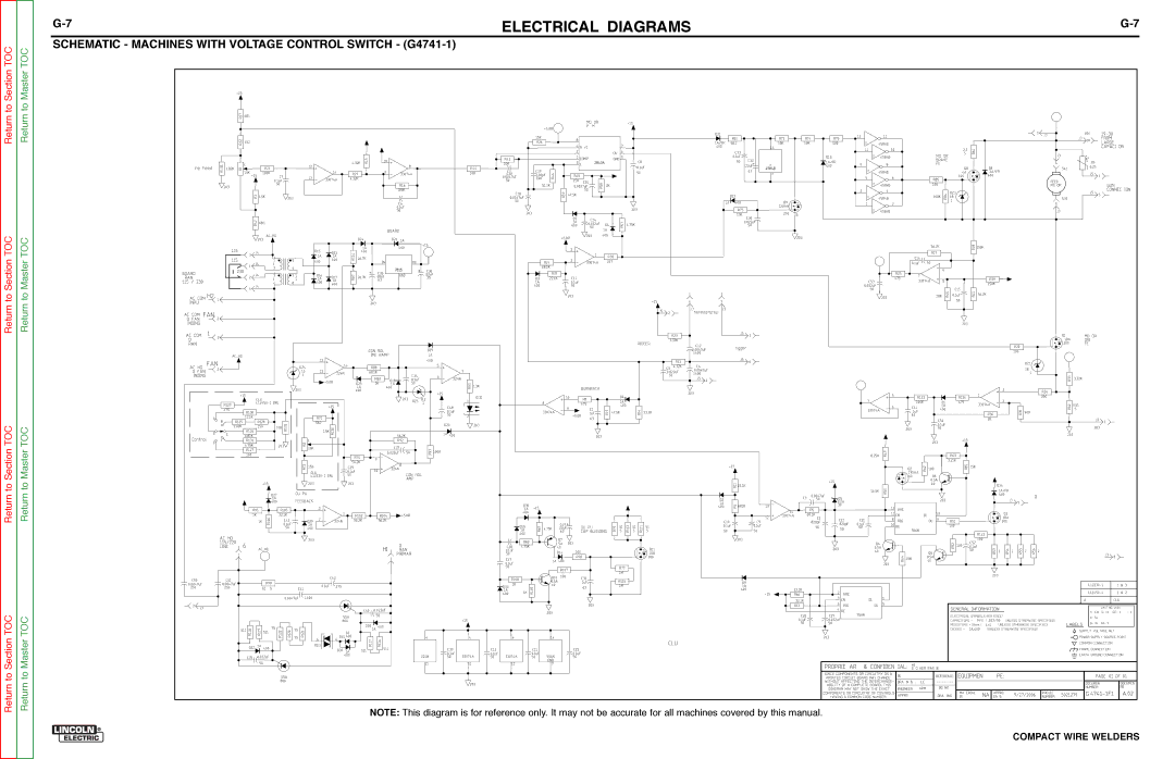 Lincoln Electric SVM189-B service manual C12 