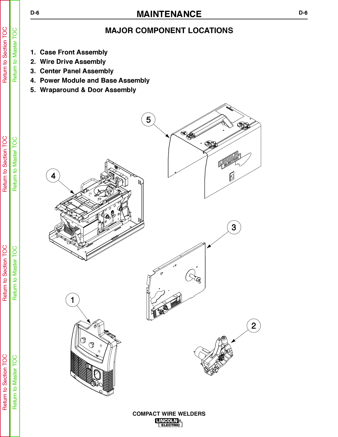 Lincoln Electric SVM189-B service manual Maintenance 