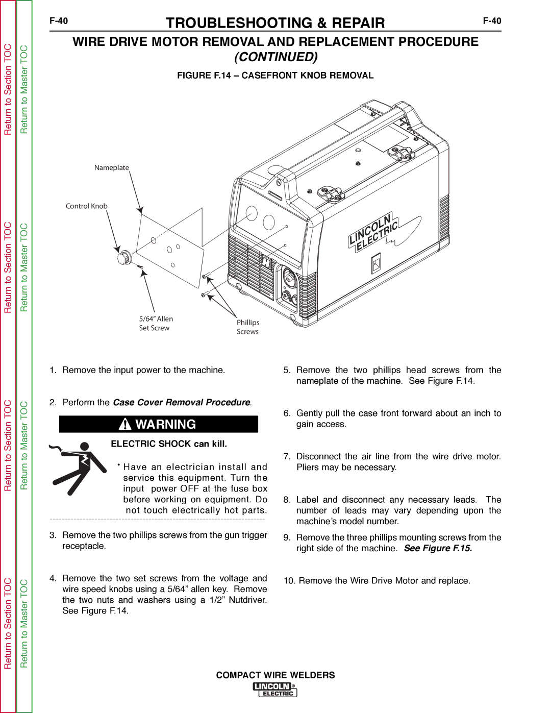 Lincoln Electric SVM189-B service manual Lincolnelectric 