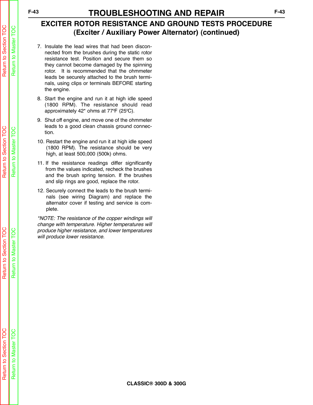 Lincoln Electric SVM194-A service manual 43TROUBLESHOOTING and REPAIRF-43 