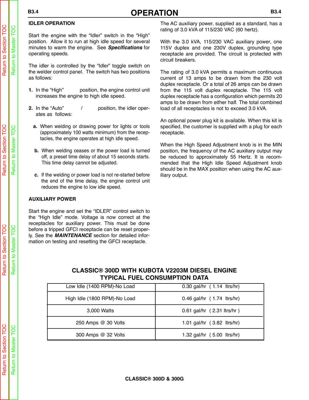 Lincoln Electric SVM194-A service manual B3.4, Idler Operation 