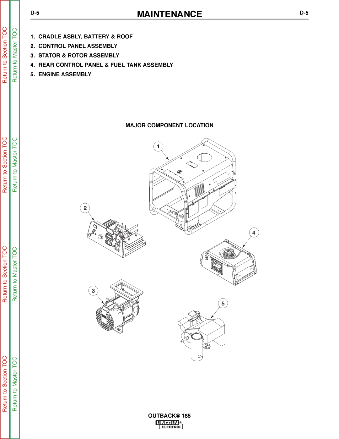 Lincoln Electric SVM204-A service manual Maintenance 