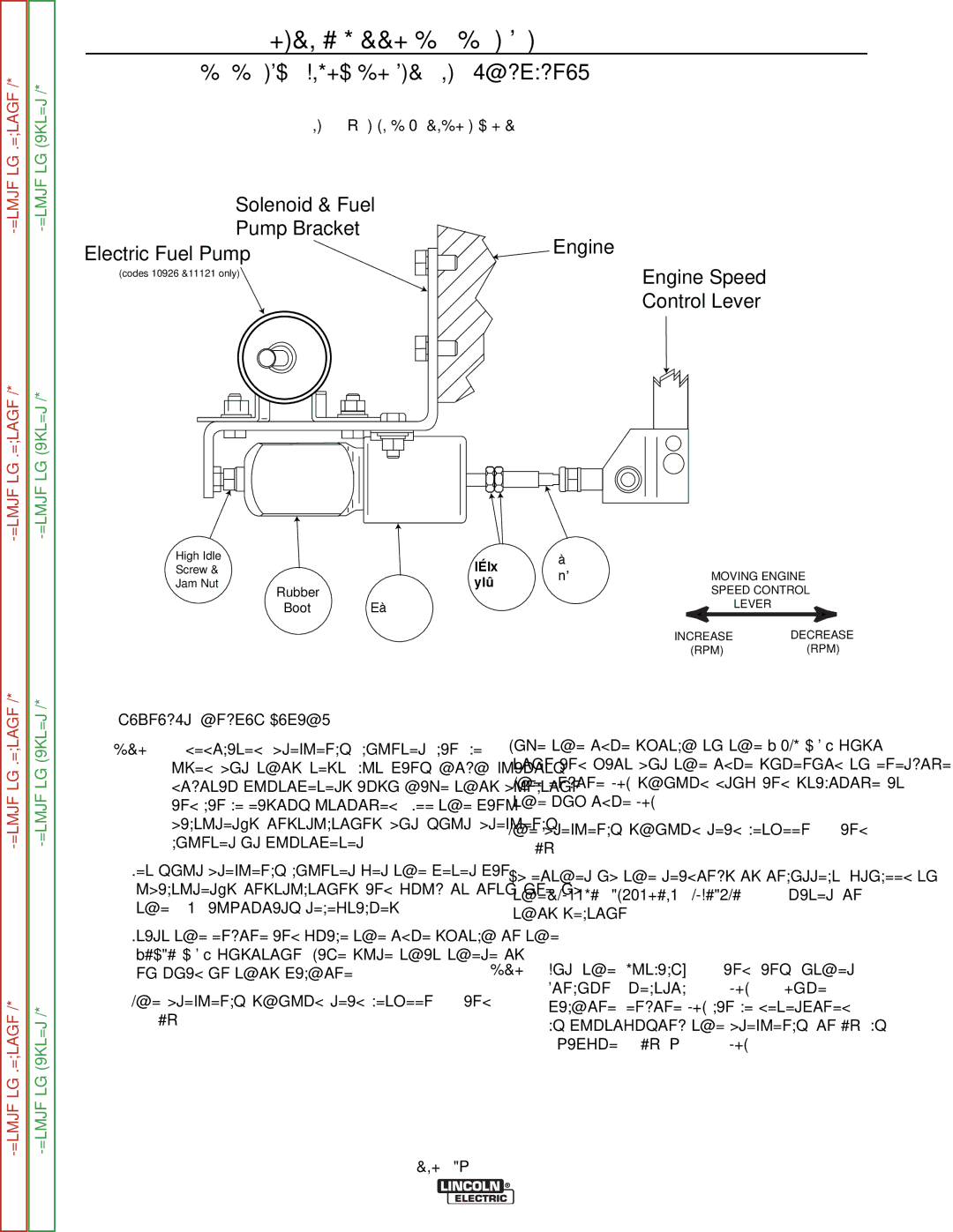 Lincoln Electric SVM204-A service manual Control Lever, Frequency Counter Method 