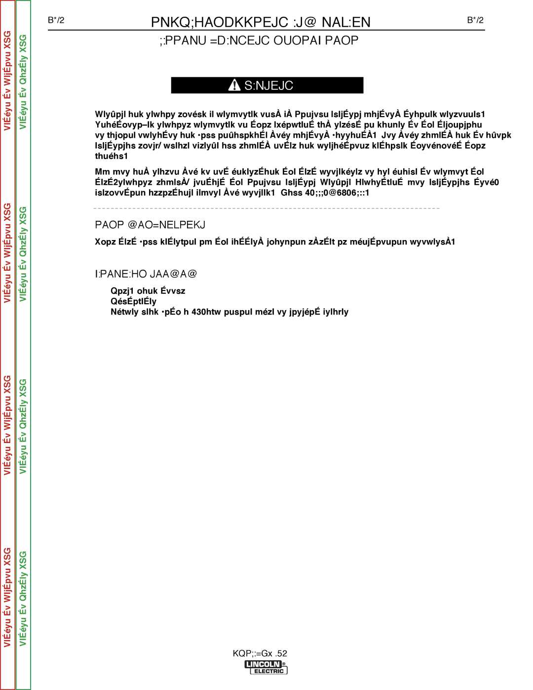 Lincoln Electric SVM204-A service manual Battery Charging System Test 