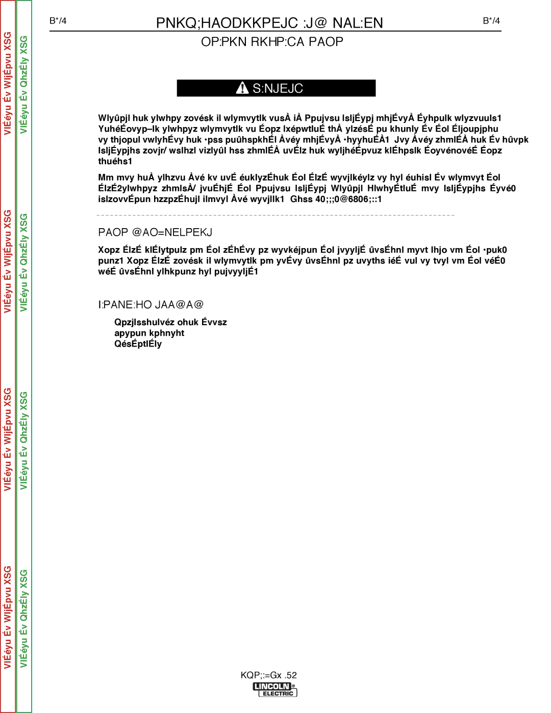 Lincoln Electric SVM204-A service manual Stator Voltage Test 