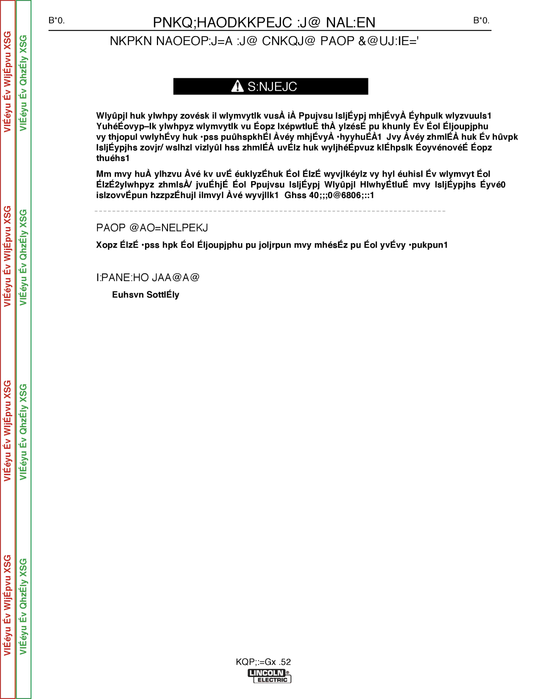 Lincoln Electric SVM204-A service manual Rotor Resistance and Ground Test Dynamic 