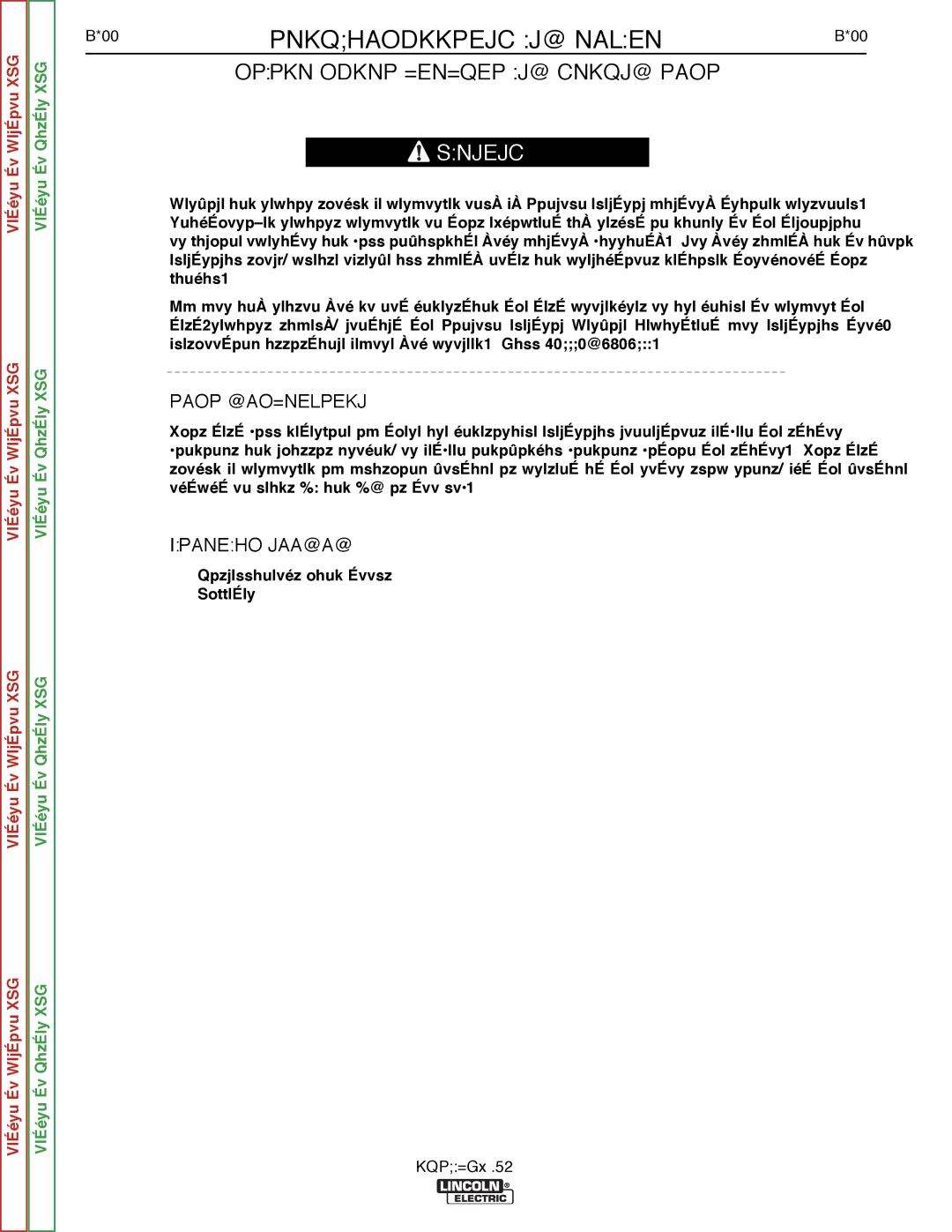 Lincoln Electric SVM204-A service manual Stator Short Circuit and Ground Test 