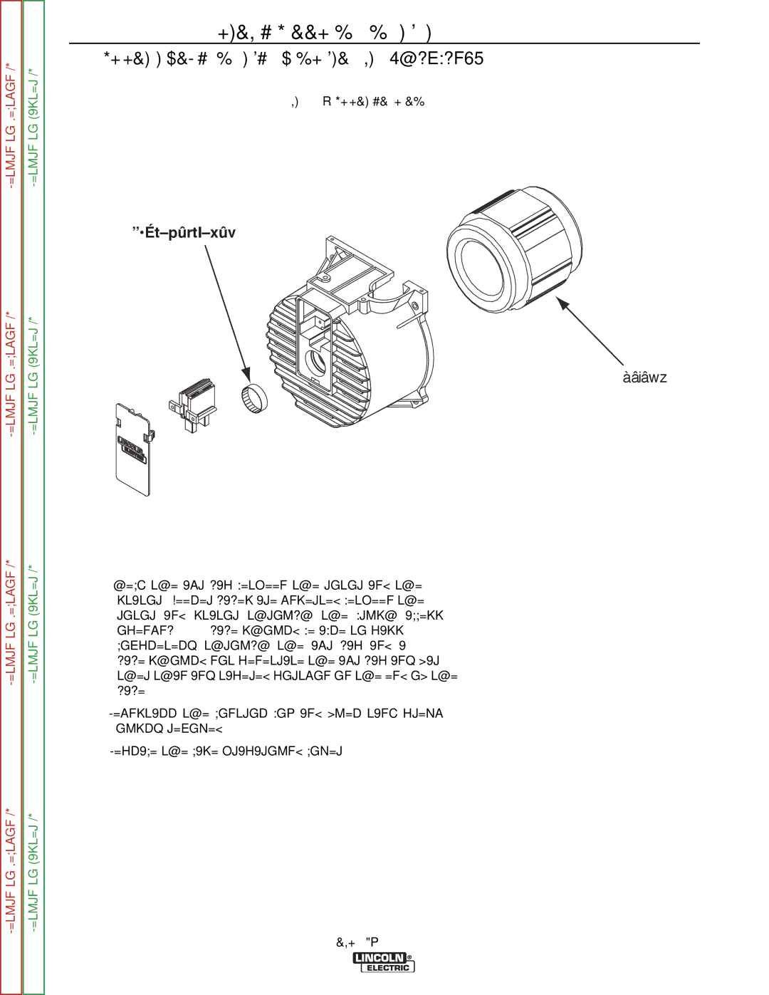 Lincoln Electric SVM204-A service manual Tolerance Ring Stator 