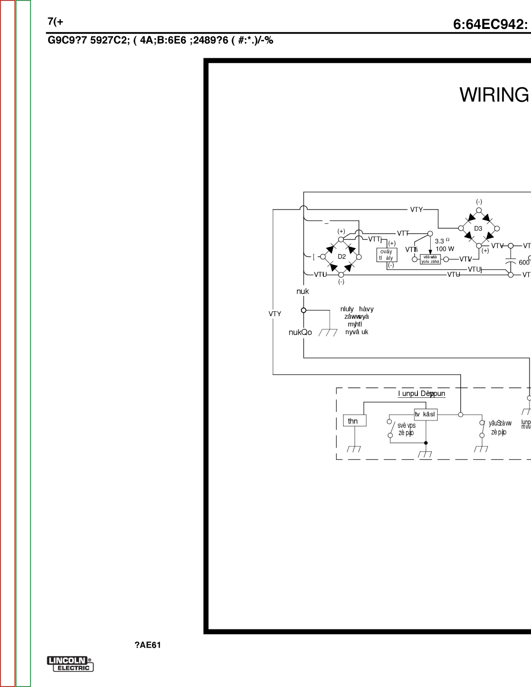 Lincoln Electric SVM208-A service manual Wiring Diagram Bulldog 