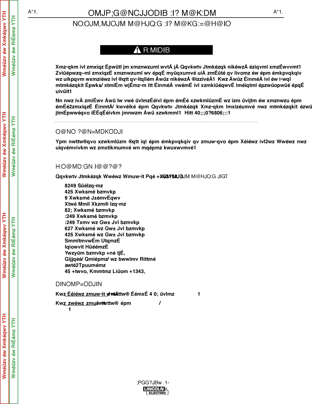 Lincoln Electric SVM208-A service manual STATOR/ROTOR Removal and Replacement, Instructions 