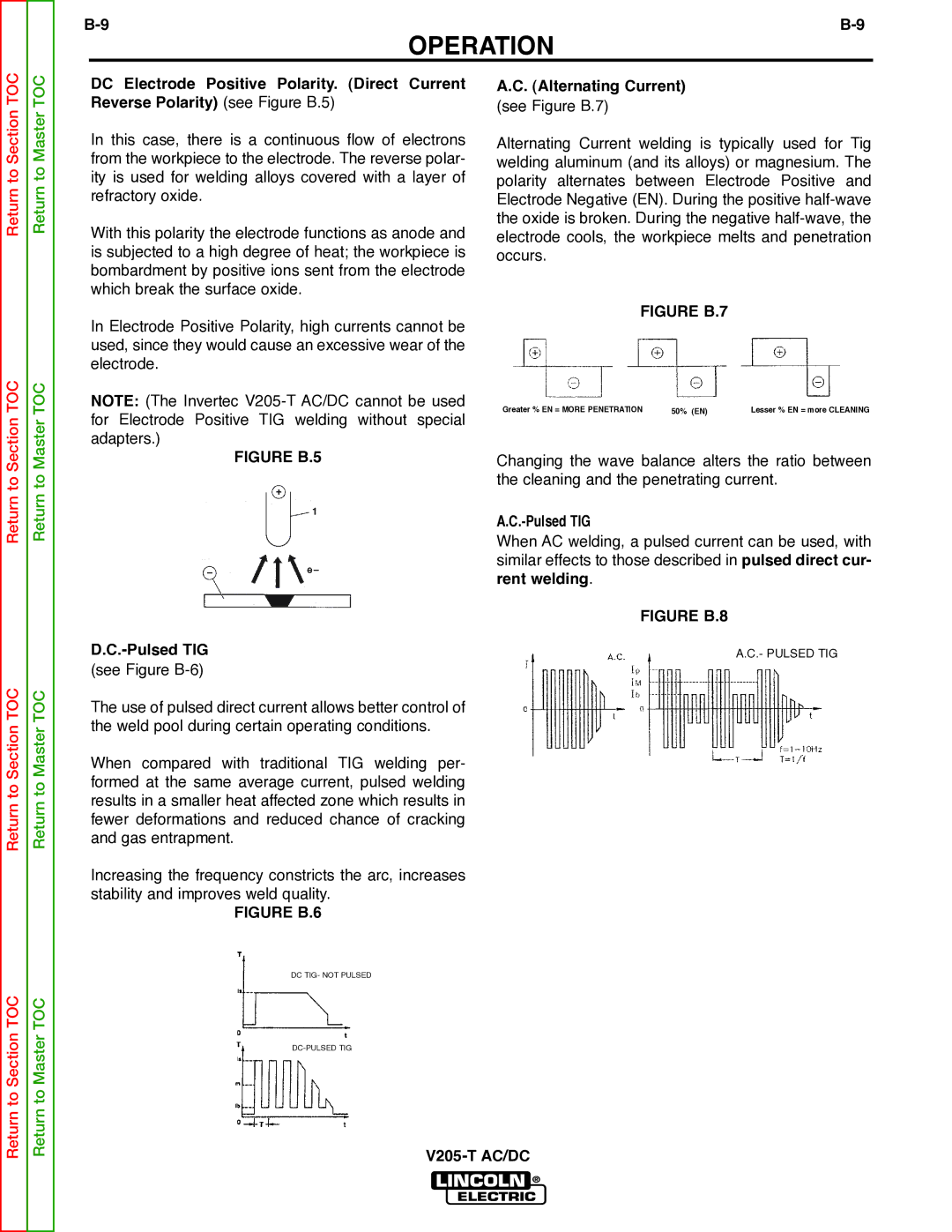 Lincoln Electric V205-T service manual Figure B.5 