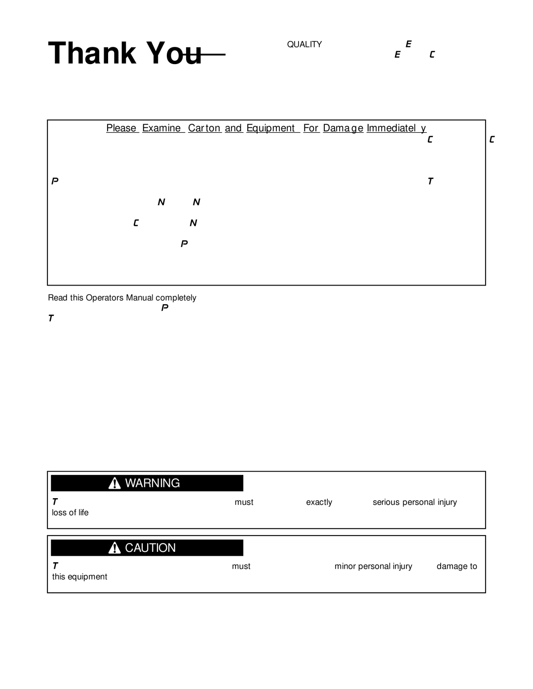 Lincoln Electric V300-PRO manual Please Examine Carton and Equipment For Damage Immediately 