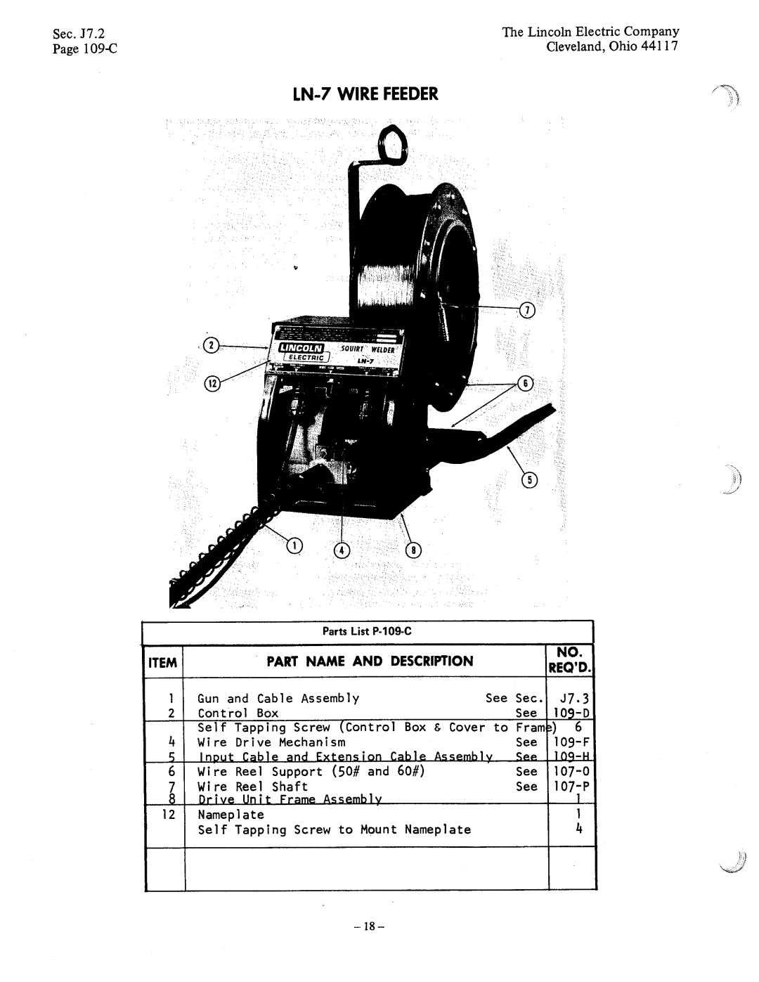 Lincoln LN-7, IM-267 manual 