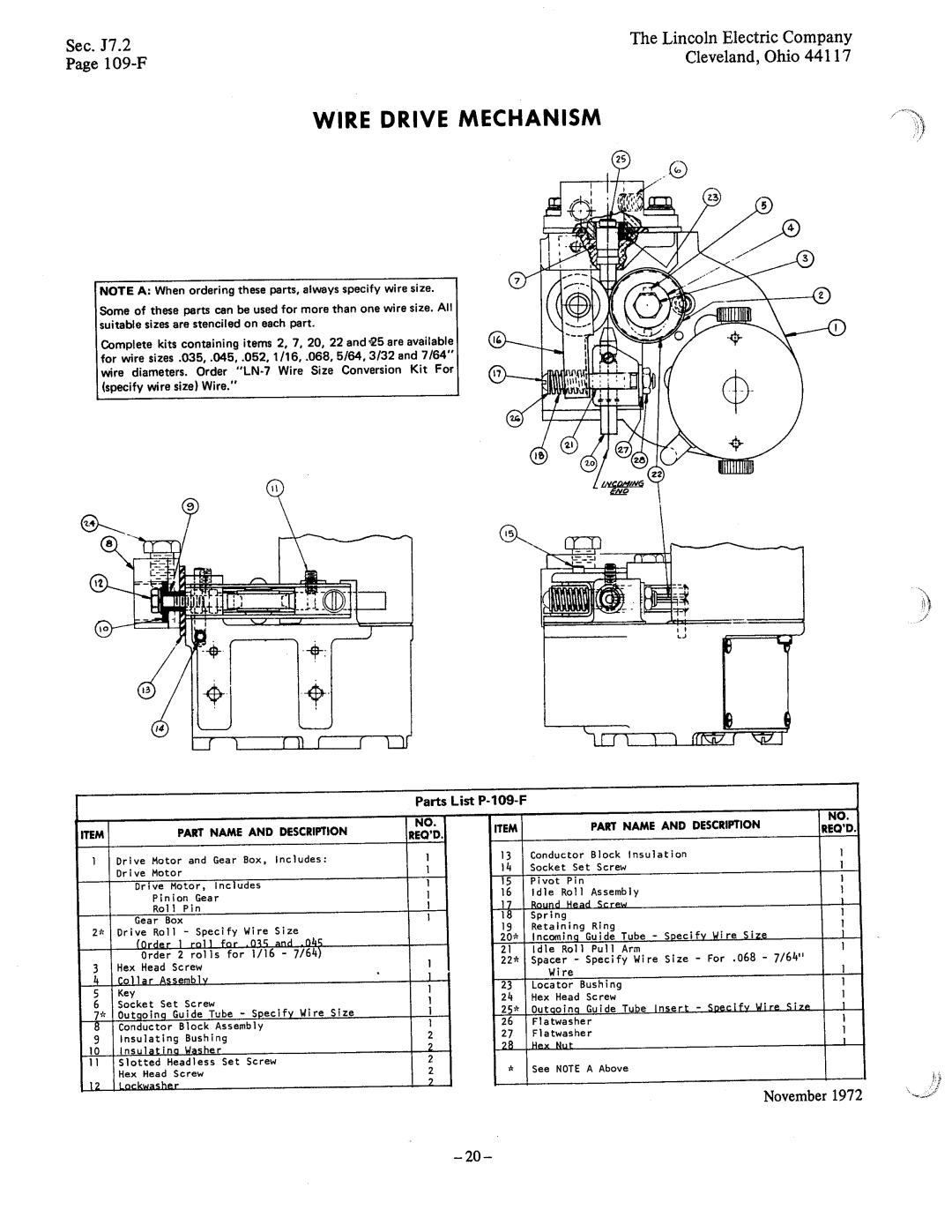 Lincoln LN-7, IM-267 manual 