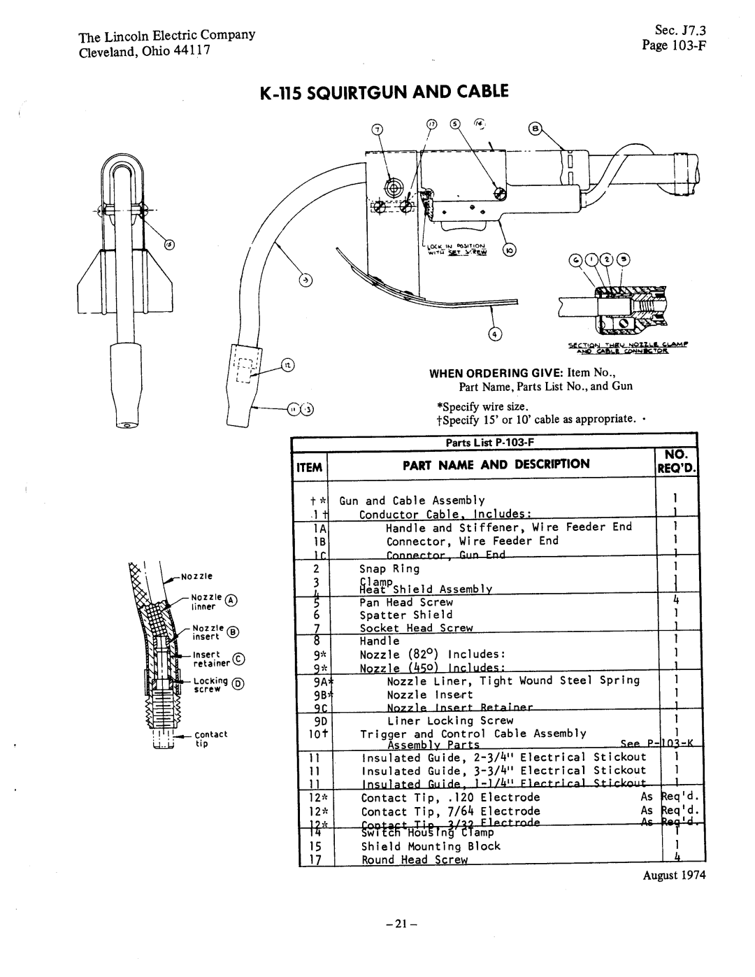 Lincoln IM-267, LN-7 manual 