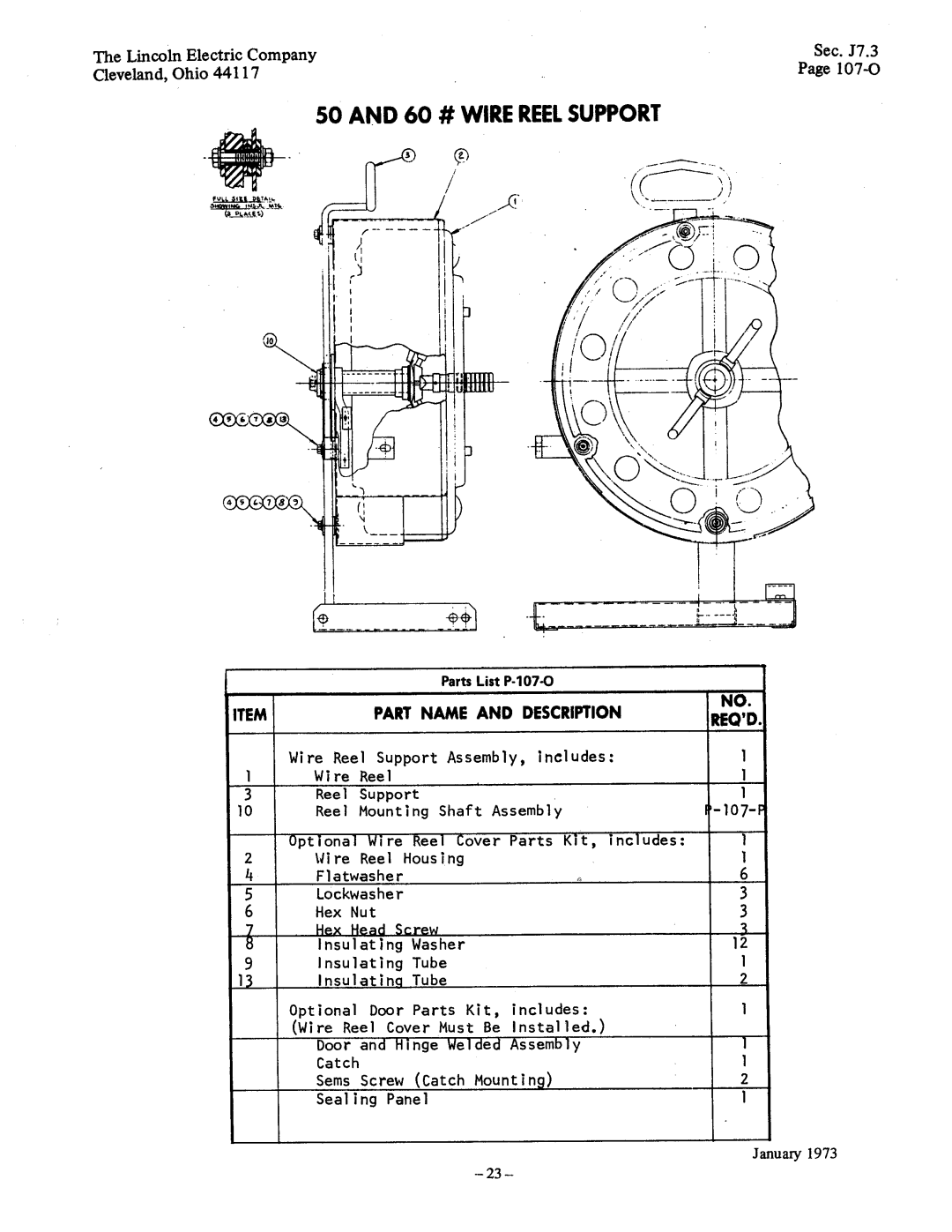 Lincoln IM-267, LN-7 manual 