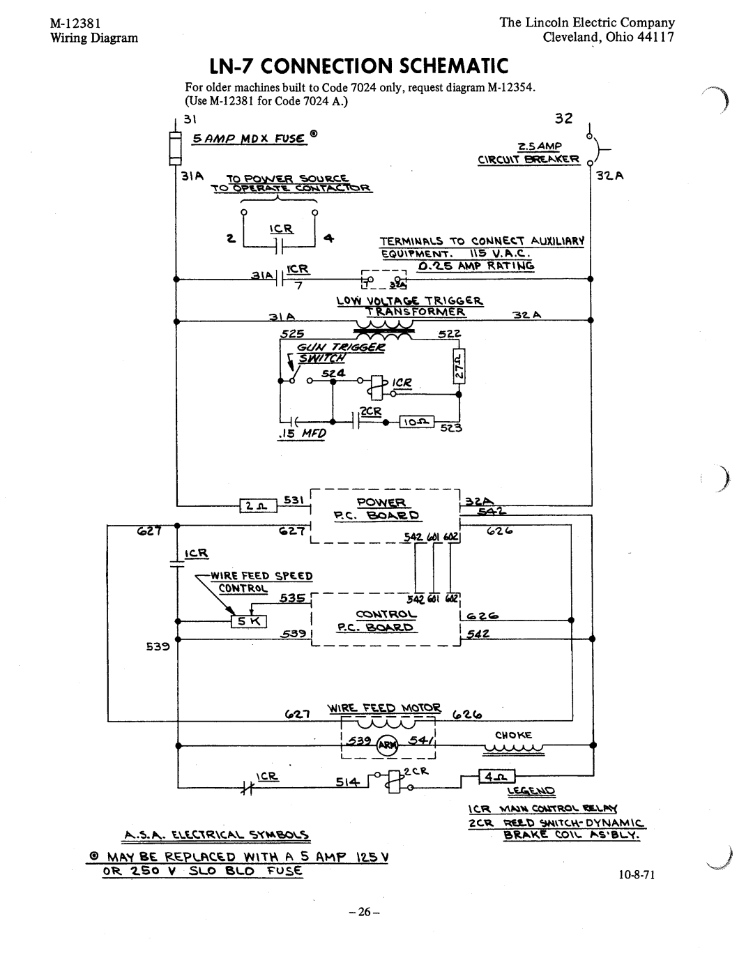 Lincoln LN-7, IM-267 manual 