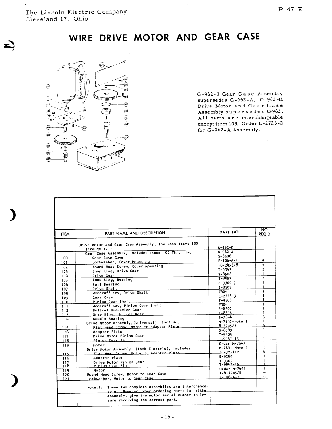Lincoln ML-2 manual 
