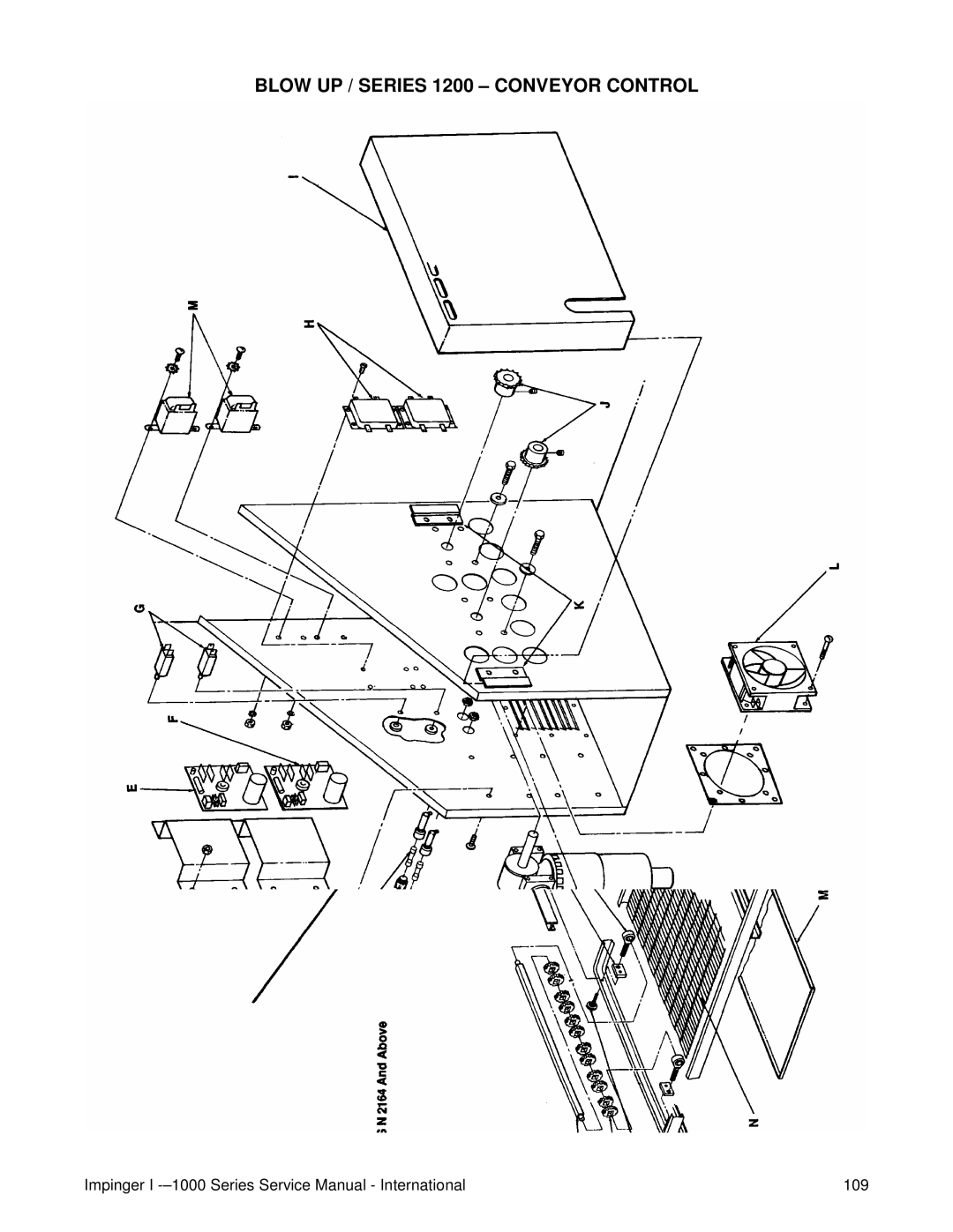 Lincoln Series 1000 service manual Blow UP / Series 1200 Conveyor Control 