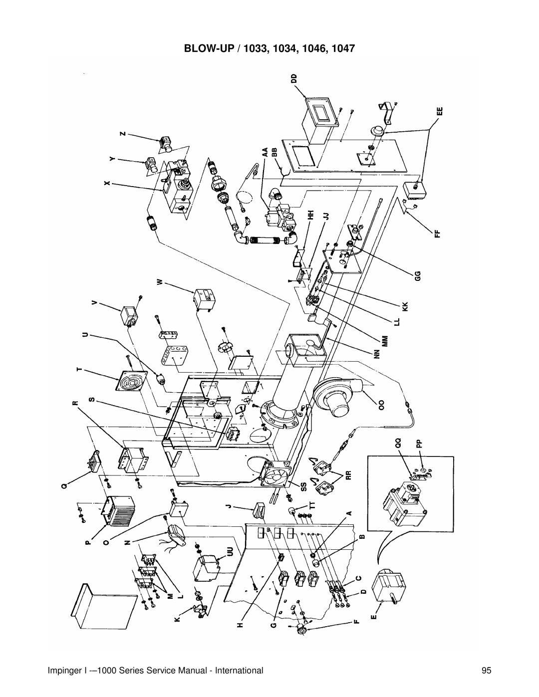 Lincoln Series 1200, Series 1000 service manual BLOW-UP / 1033, 1034, 1046 