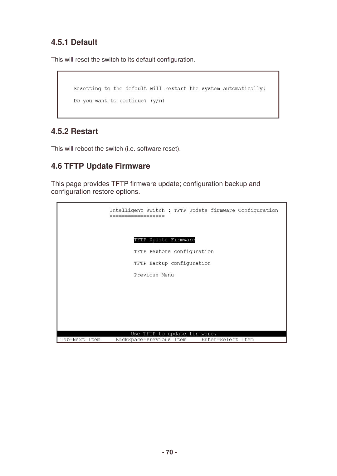 Lindy 25030 user manual Default, Restart 