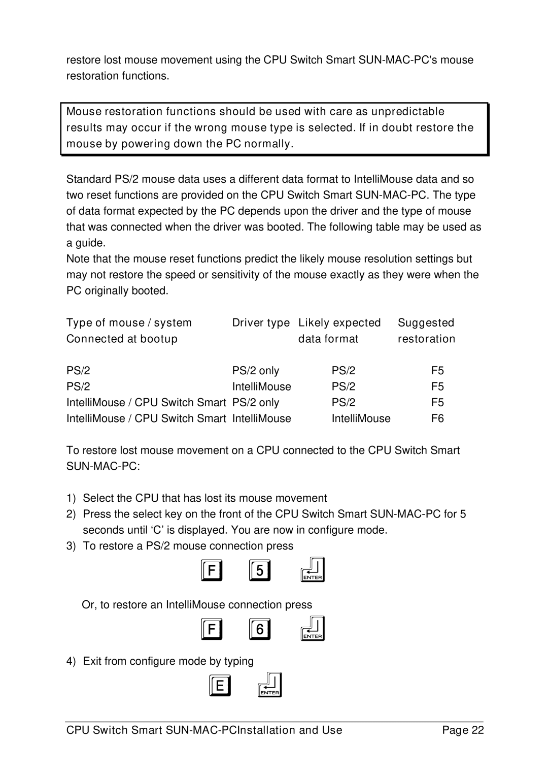 Lindy 32251 manual CPU Switch Smart SUN-MAC-PCInstallation and Use 