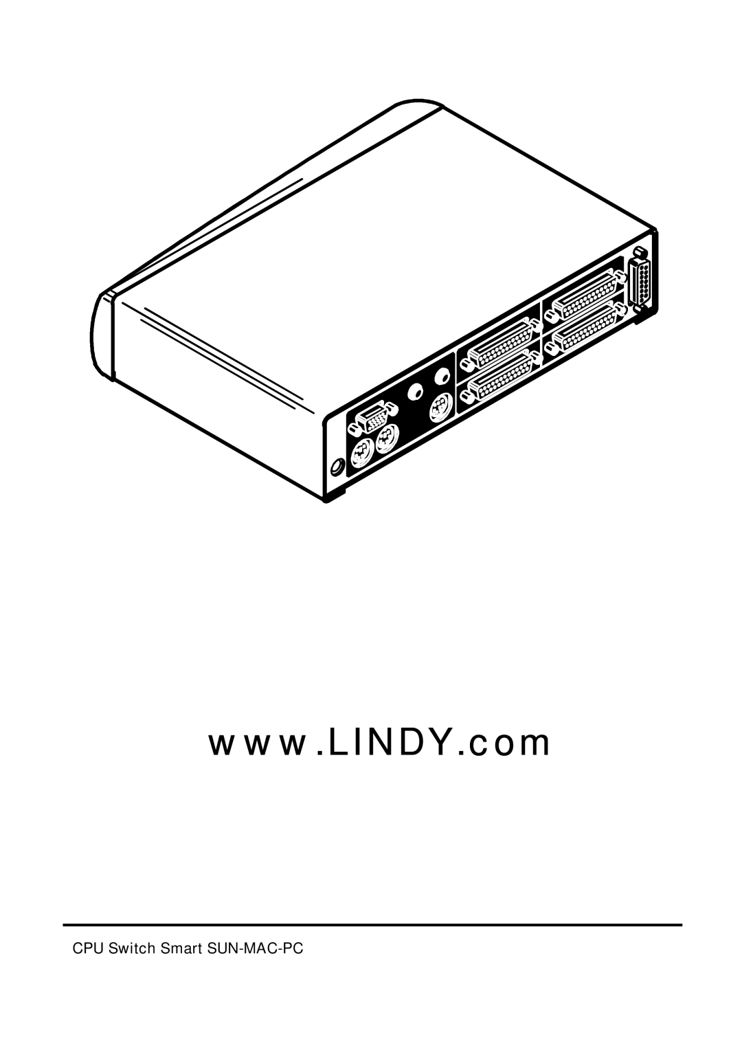 Lindy 32251 manual CPU Switch Smart SUN-MAC-PC 