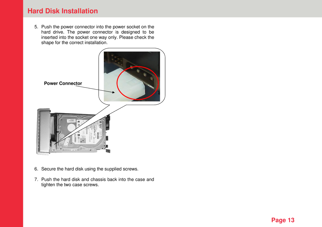 Lindy 32454 instruction manual Power Connector 