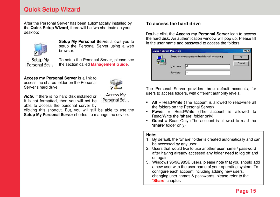 Lindy 32454 instruction manual To access the hard drive 