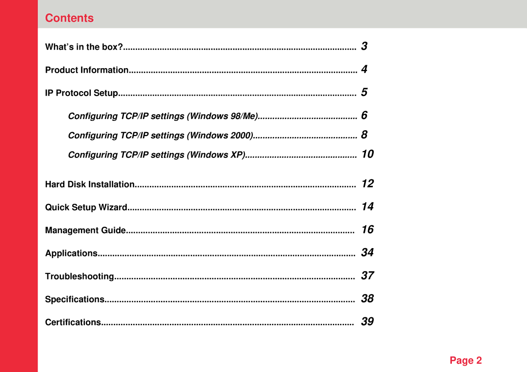 Lindy 32454 instruction manual Contents 