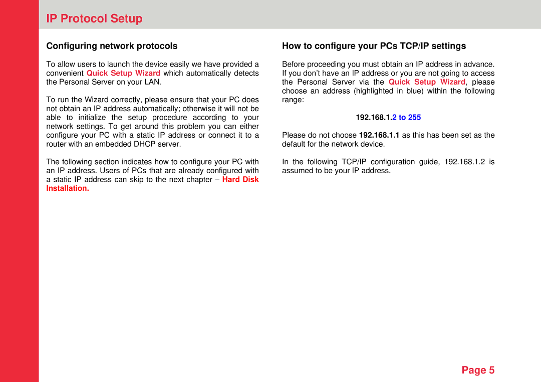 Lindy 32454 IP Protocol Setup, Configuring network protocols, How to configure your PCs TCP/IP settings, 192.168.1.2 to 