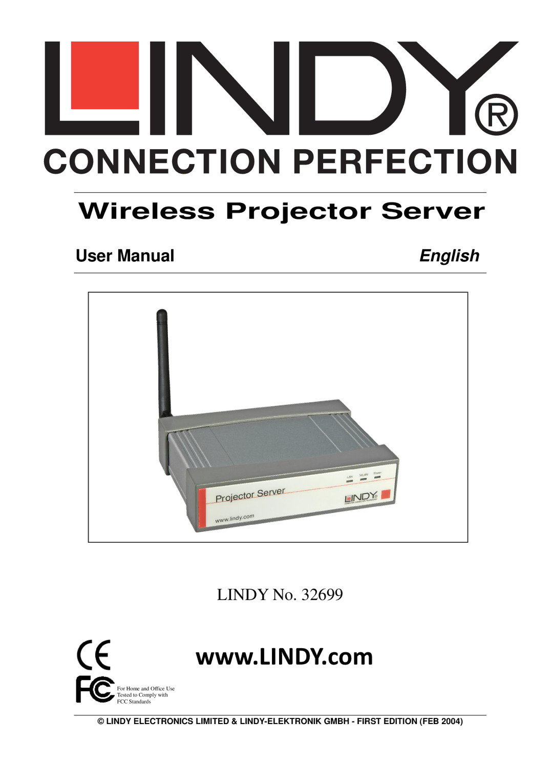 Lindy 32699 user manual Wireless Projector Server 