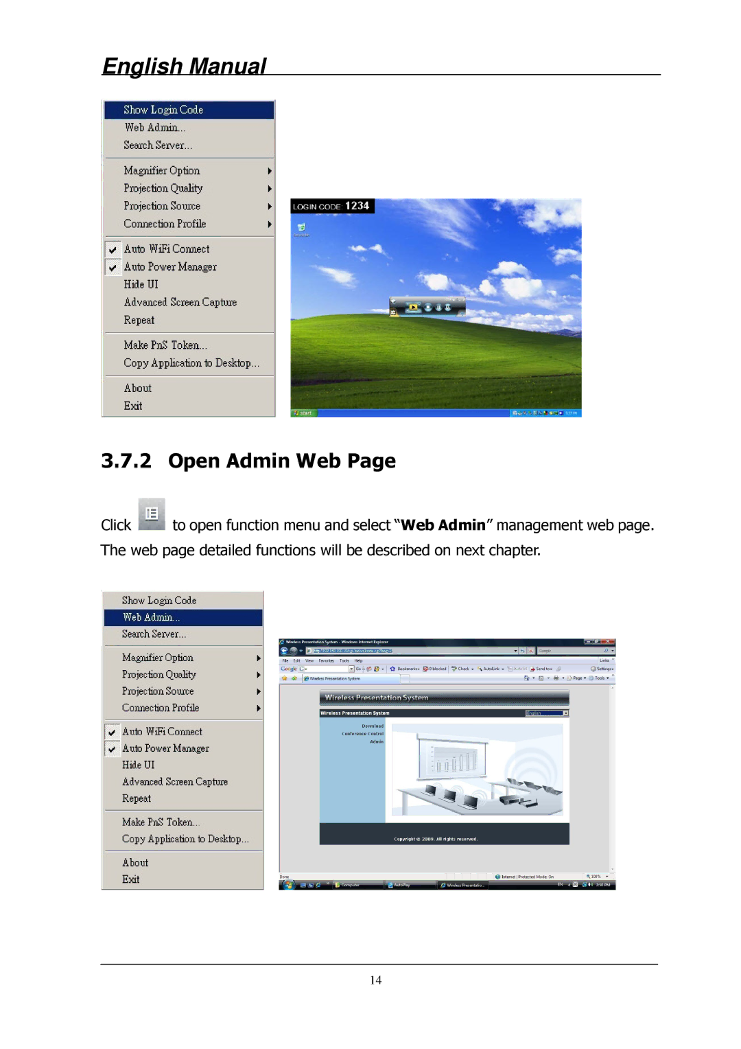 Lindy 32699 user manual Open Admin Web 