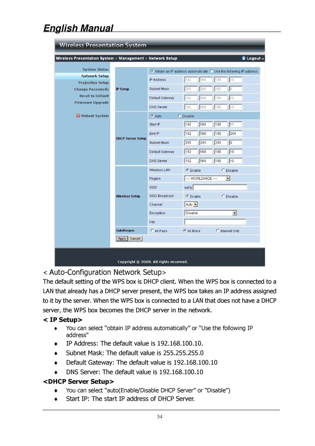 Lindy 32699 user manual Auto-Configuration Network Setup 