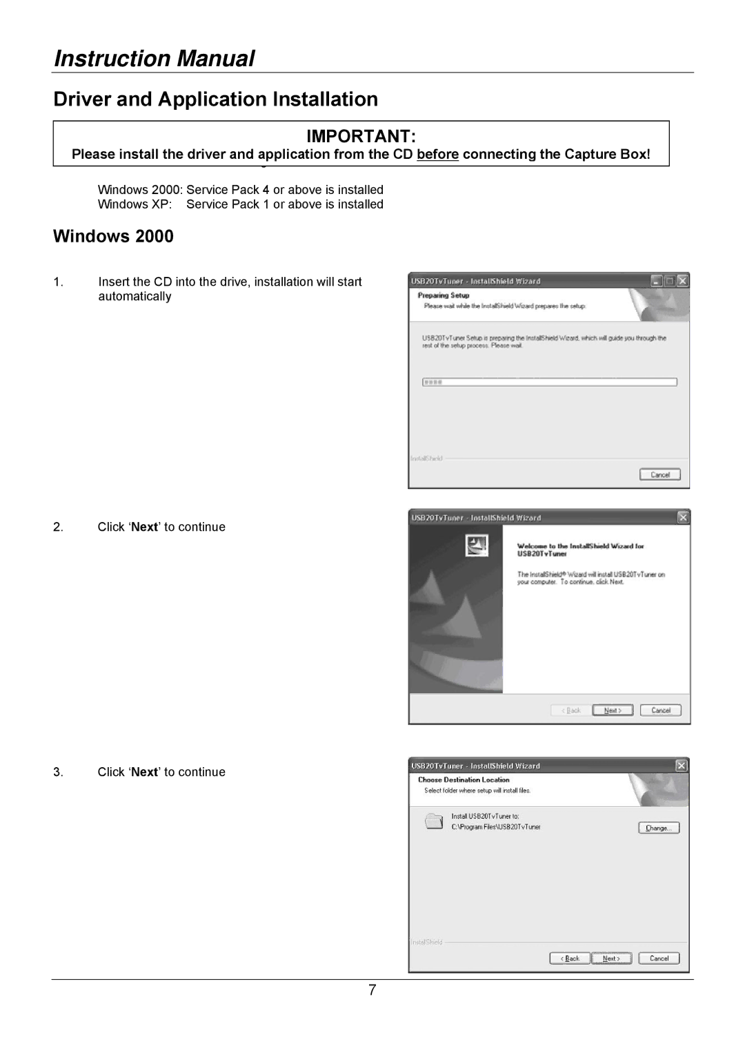 Lindy 32898 user manual Driver and Application Installation, Windows 