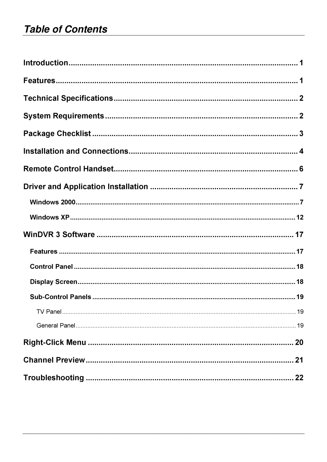 Lindy 32898 user manual Table of Contents 