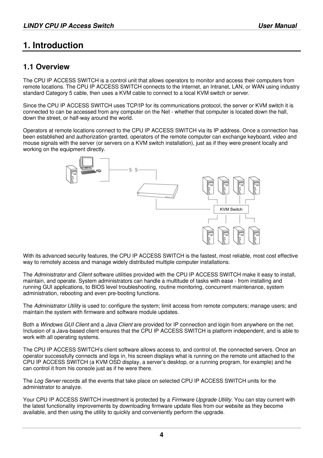 Lindy 39401 user manual Introduction 