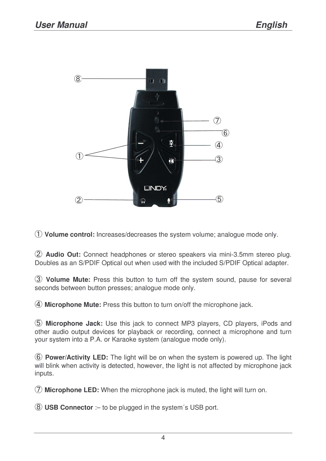 Lindy 42775 user manual English 