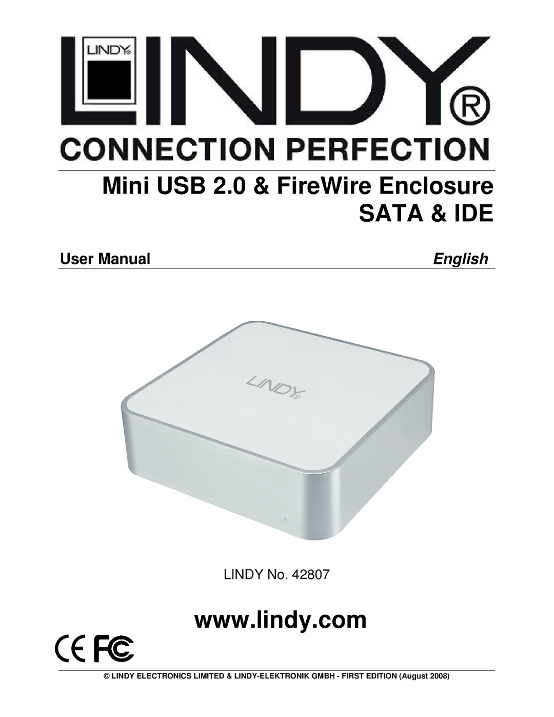 Lindy 42807v0 user manual Sata & IDE 