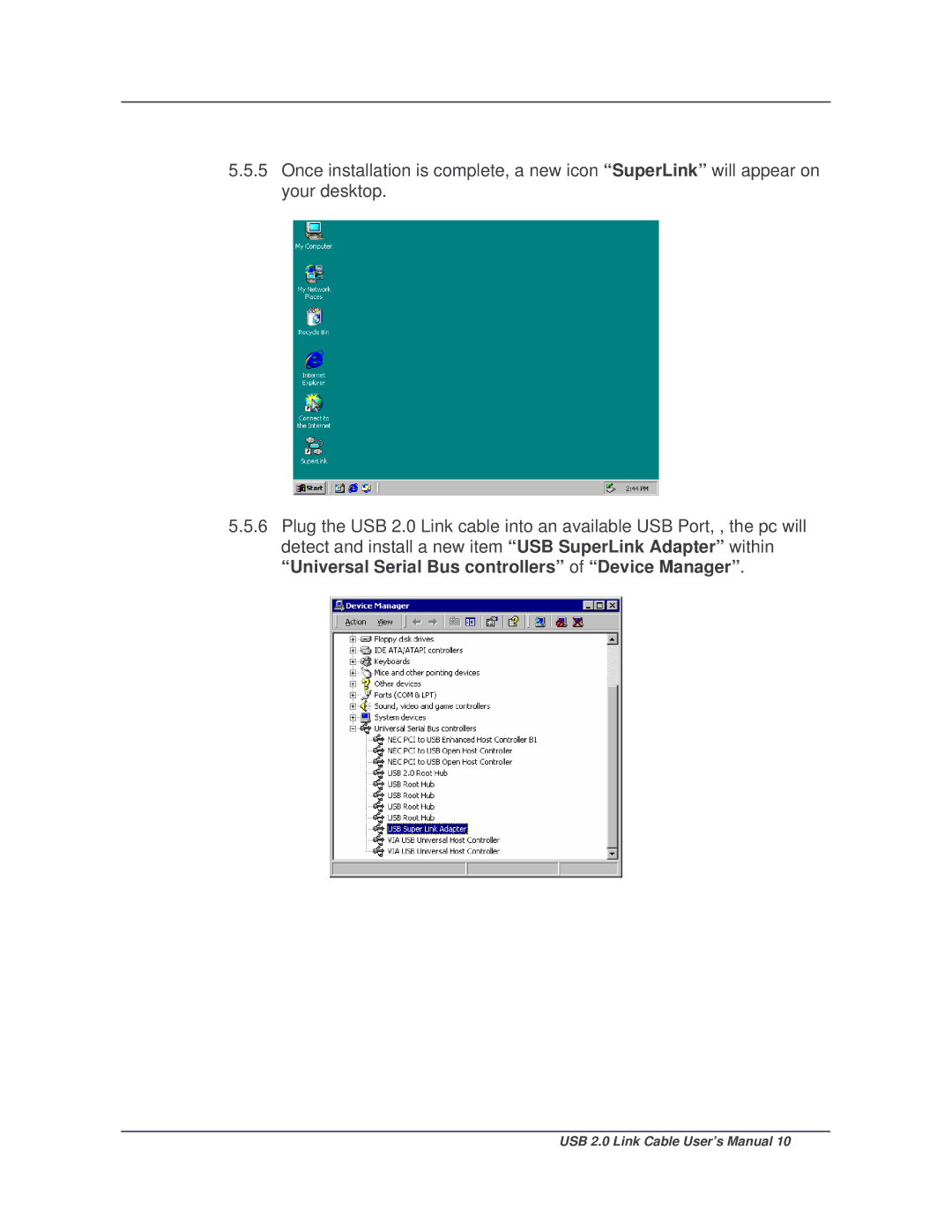 Lindy 42953 user manual USB 2.0 Link Cable User’s Manual 