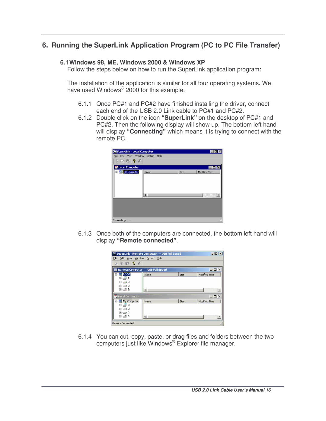 Lindy 42953 user manual Windows 98, ME, Windows 2000 & Windows XP 