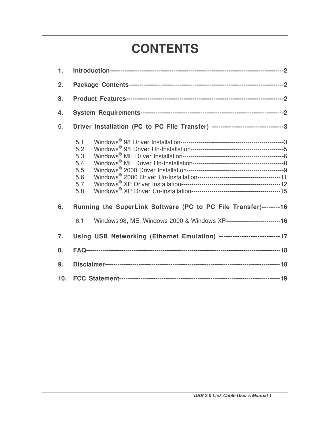 Lindy 42953 user manual Contents 