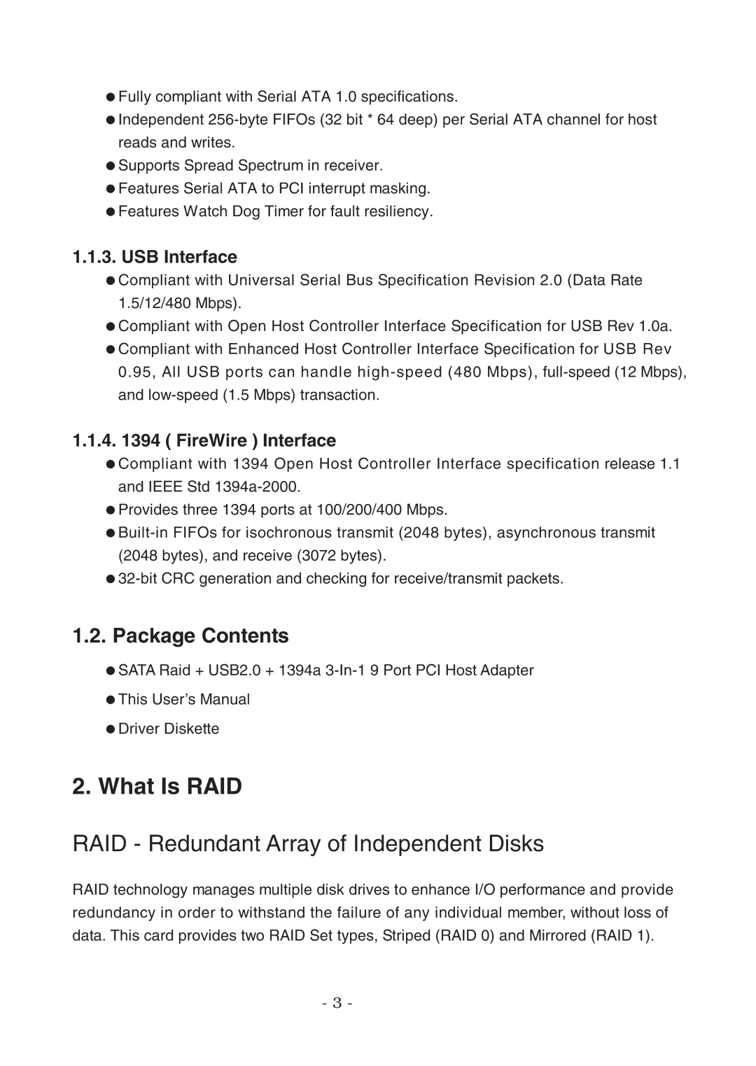 Lindy 70538 user manual What Is RAID, Package Contents 