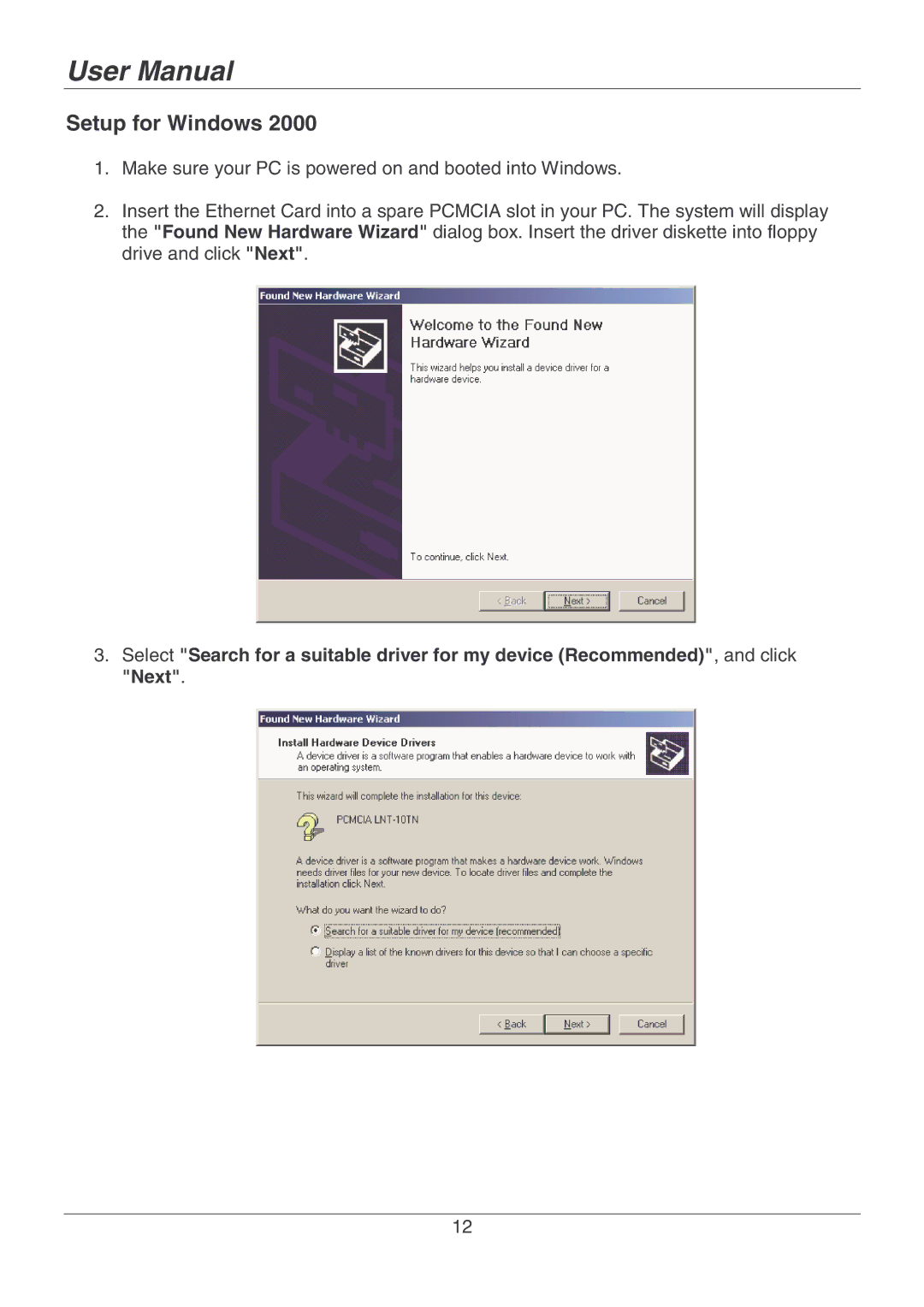 Lindy 70928 user manual Setup for Windows 