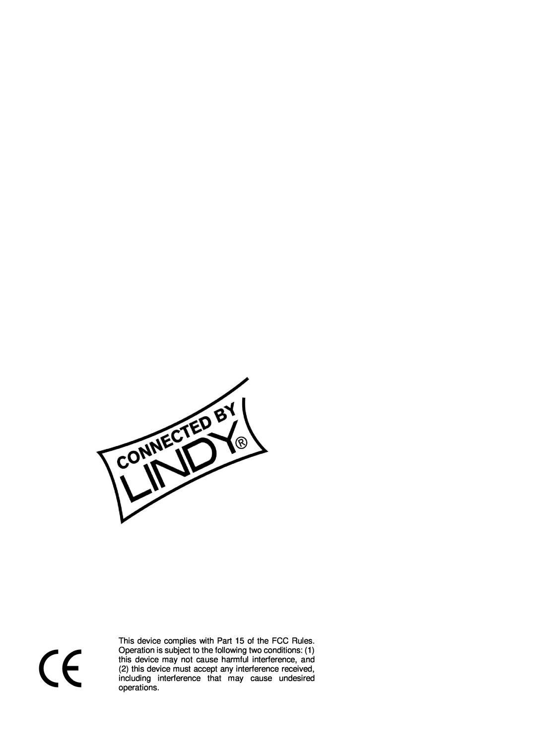 Lindy 70963 user manual 