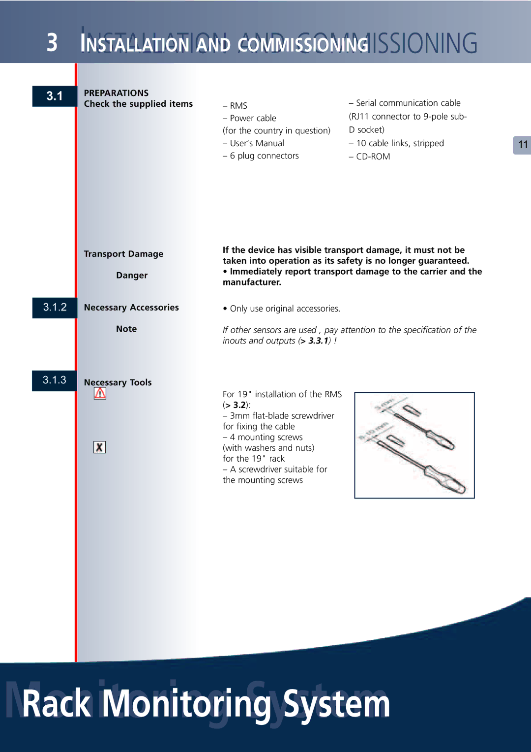 Lindy Carbon Monoxide Alarm user manual Preparations, Check the supplied items, Necessary Tools 