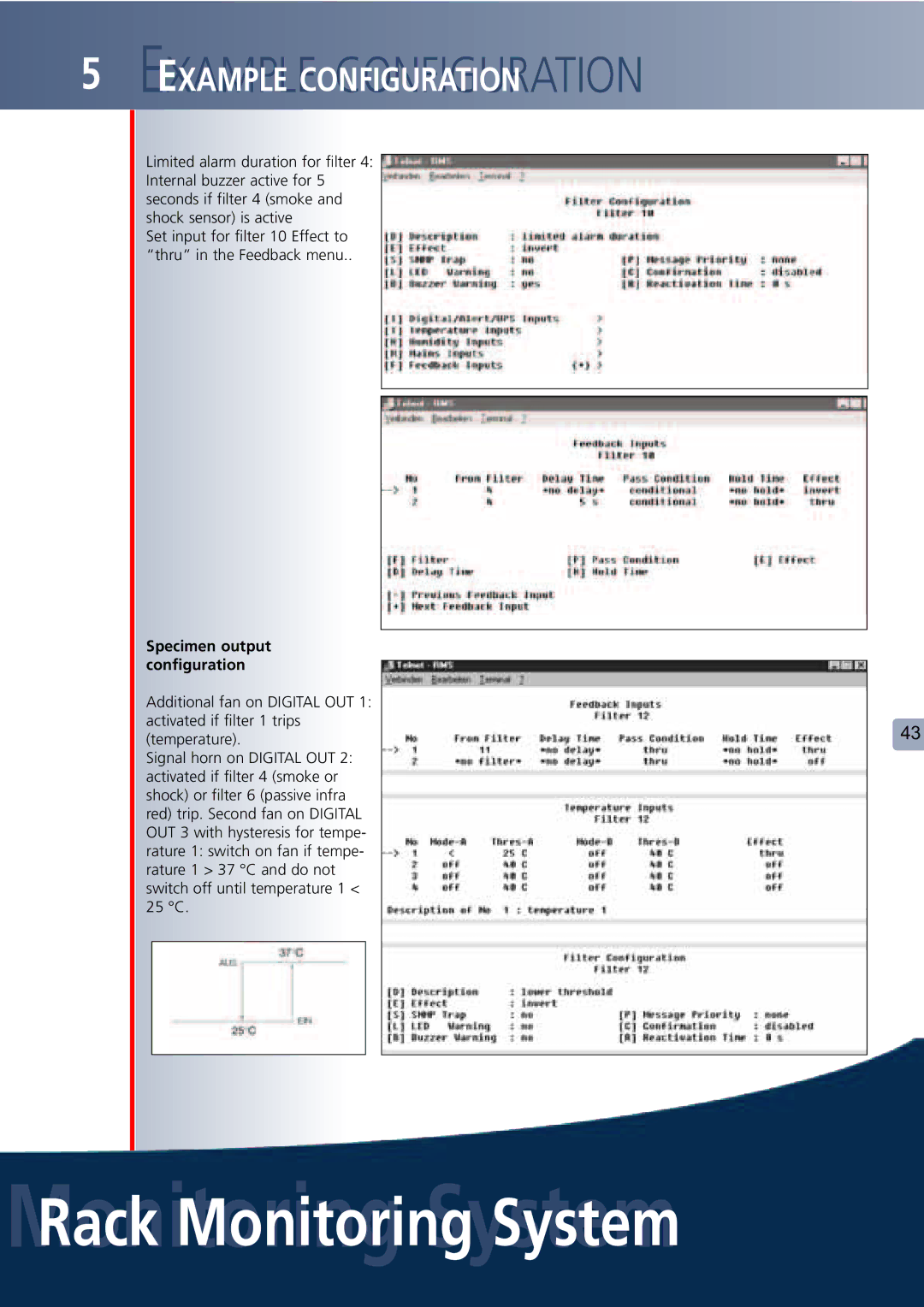 Lindy Carbon Monoxide Alarm user manual Eexamplexample Configurationconfiguration, Specimen output Configuration 