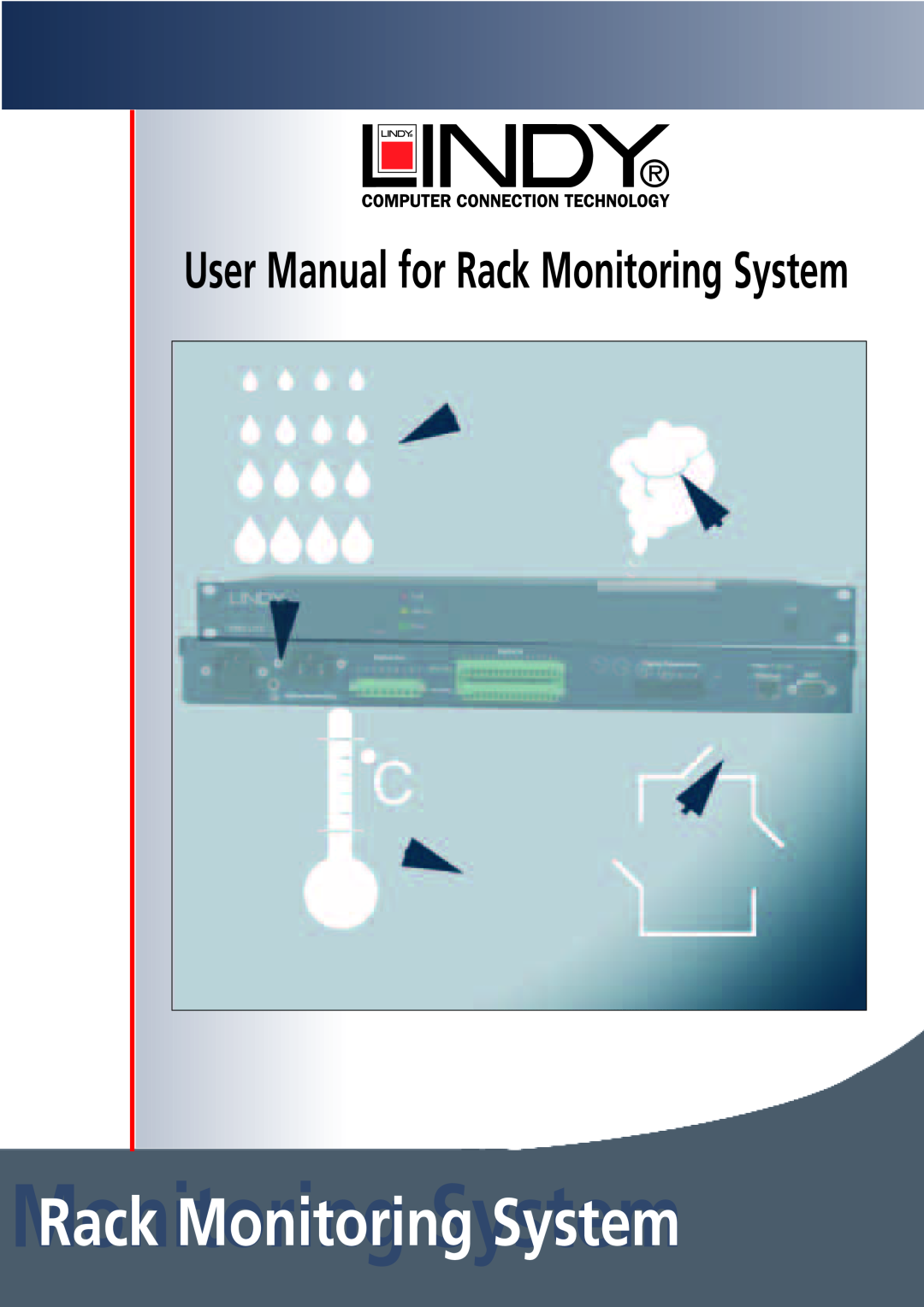 Lindy Carbon Monoxide Alarm user manual MonitoringRack MonitoringSystemSystem, User Manual for Rack Monitoring System 